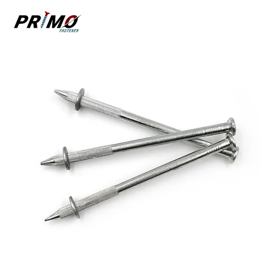 Nk Shoot Nail with Metal Washer Factory Drive Pins Powder Actuated Fasteners