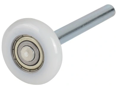 White 6200zz Bearing 46*120mm Nylon Roller Belong Garage Door/Gate Hardware Parts/Accessories Pulley/Roller for Building Materials Door and Window Hardware