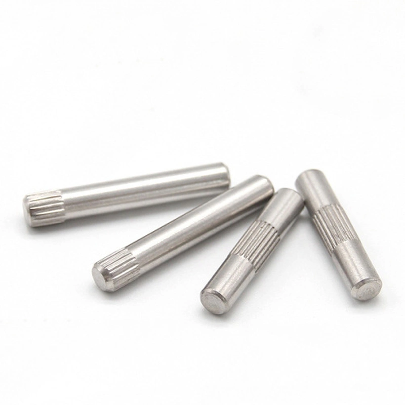 High Precision 304/316 Stainless Steel Knurled Dowel Pins