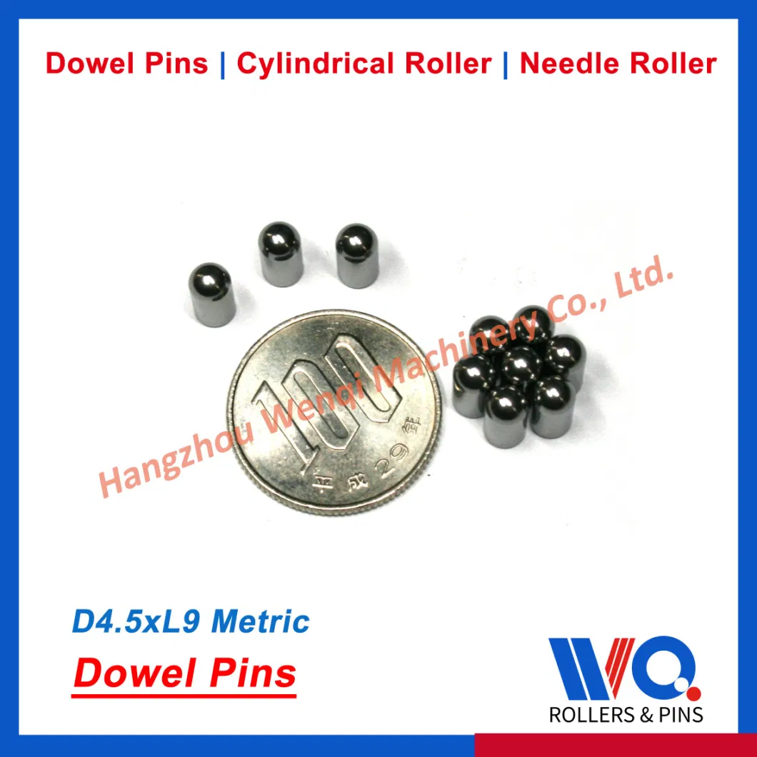 Solid Parallel Dowel Pins - Hardened &amp; Ground - DIN6325