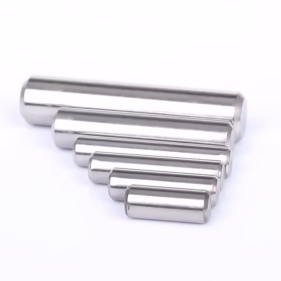 DIN 6325 Parallel Pins Cylindrical Straight Metal 304 316 Stainless Steel Dowel Pins