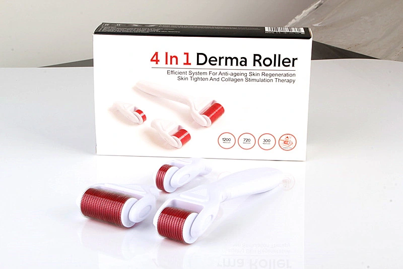 4 in 1 Micro Needle Dermaroller Derma Roller Kit