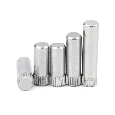 Stainless Steel Knurled Hinge Elastic Cylindrical Positioning Pin