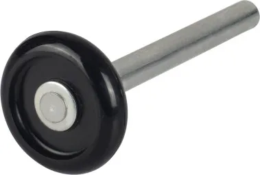 Black Without Bearing 46*120mm Nylon Roller Belong Garage Door Hardware Parts 