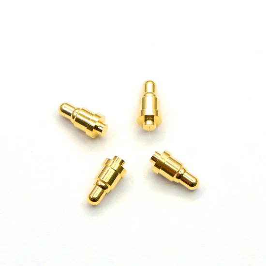 Connector Terminal Pins Brass Gold Plated SMT Spring Loaded Pogo Pin