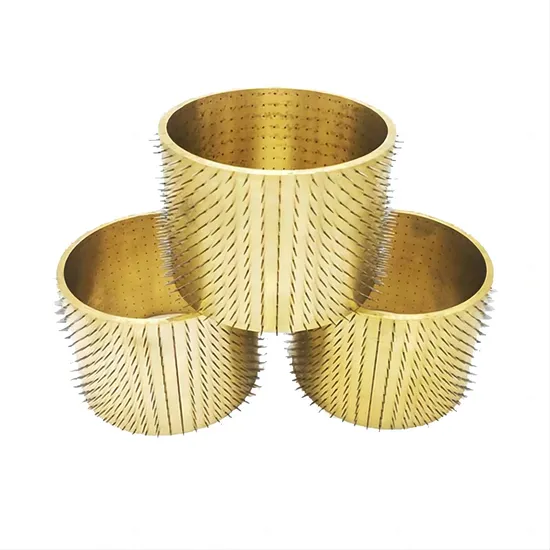 Custom Perforated Combination Rubber Roller and Needle Roller 