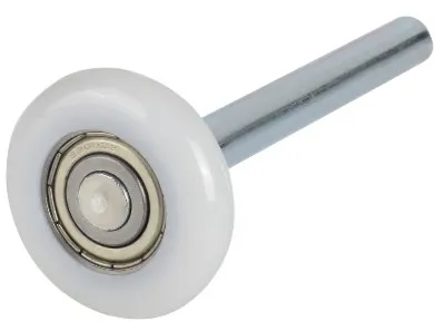 White 6200zz Bearing 46*120mm Nylon Roller Belong Garage Door/Gate Hardware Parts/Accessories Pulley/Roller for Building Materials Door and Window Hardware 