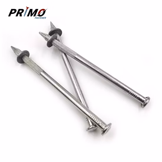 Nk Shoot Nail with Metal Washer Factory Drive Pins Powder Actuated Fasteners