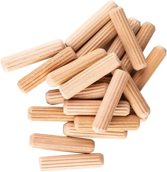 Wooden Twisted Dowel Pins Furniture Fittings Connectors Wooden Fasteners Hardware Pins 