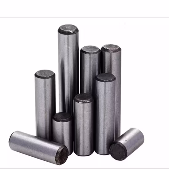 Custom Precision Stainless Steel Hardness Stepped Threaded Knurled Dowel Pin